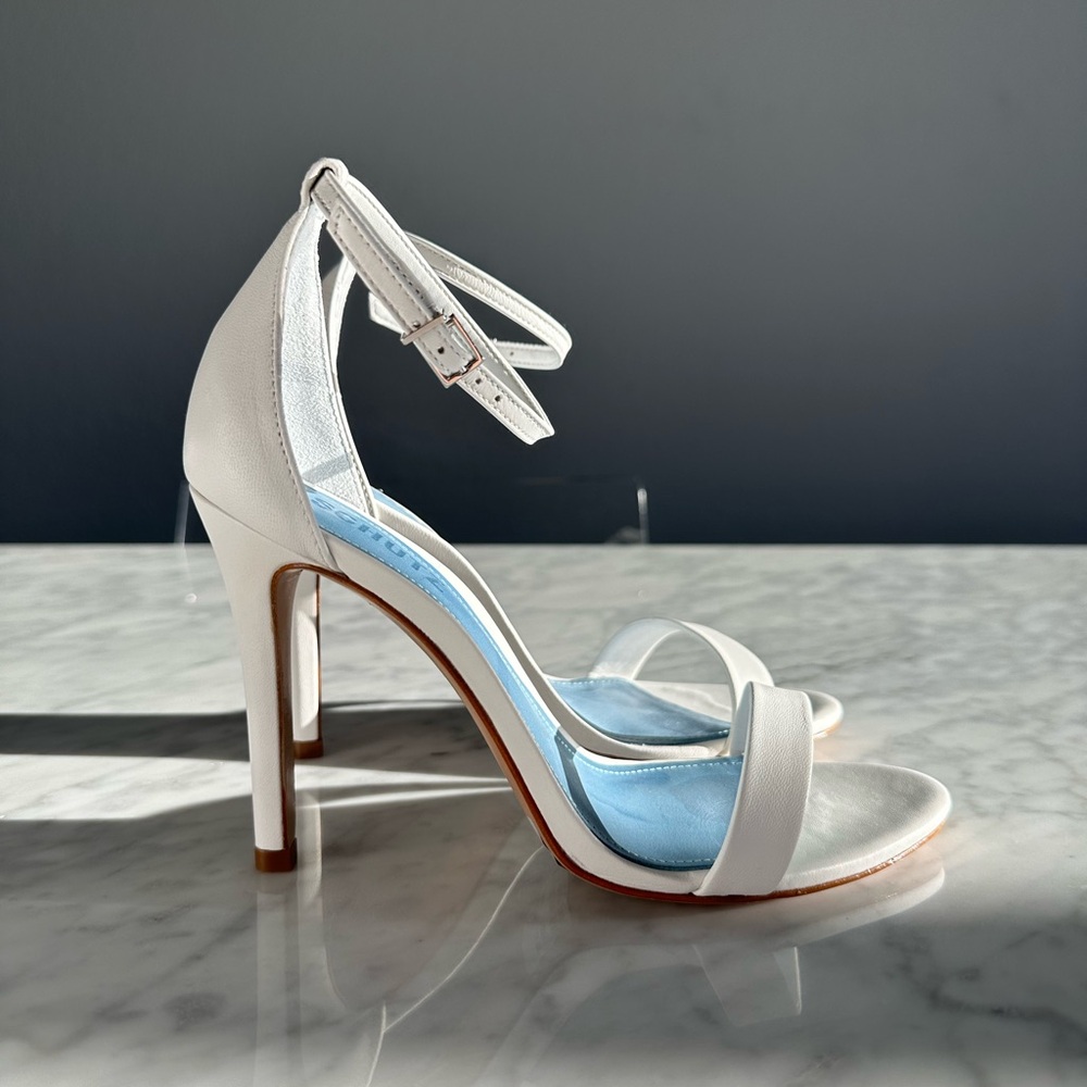 Schutz White Cadey Lee Sandal